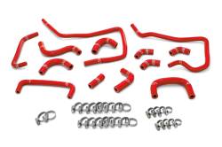 HPS Performance - HPS 57-1807-RED HighTemp Ancillary Coolant Hoses for 2005 Subaru Impreza WRX/STi - Image 1