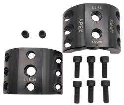Apex Chassis - Apex Chassis DC2.125-B 2.125" ID Stabilizer Clamp Black w/Hardware for ATS Std - Image 3
