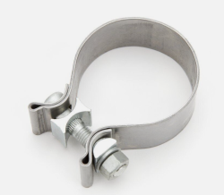 Pypes Performance Exhaust - Pypes HVC21 2.5" x 1" S.S. Exhaust Muffler Band Clamp Universal - Image 2