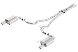 Borla - Borla 140590 S-Type Cat-Back Exhaust Single Split Rear Exit 15-17 Mustang GT 3.7 - Image 1