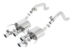 Borla - Borla 11856 ATAK Axle-Back Exhaust Quad Center Rear Exit 14-19 Corvette 6.2L - Image 1