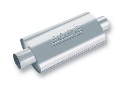 Borla - Borla 40945 12" XR-1 SS Racing Muffler 3.5" In/3.5" Center Out 4.25 x 7.88" Oval - Image 1