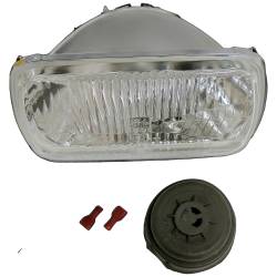 Crown Automotive Jeep Replacement - Crown Automotive 56000887 Headlight for 84-01 Jeep Cherokee XJ Export Only - Image 2