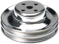 Trans-Dapt Performance - Trans-Dapt Performance 8301 OE Water Pump Pulley 2 Groove Chrome 65-66 Ford 289 - Image 1
