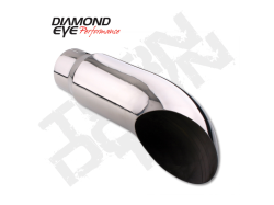 Diamond Eye Performance - Diamond Eye 4418TD Tip Turn Down 4" Id x 4" Od x 18" Long 304 Stainless Steel - Image 1