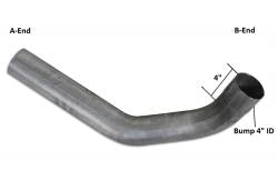 Diamond Eye Performance - Diamond Eye 220097 Tailpipe 2nd Section 4" Aluminized for 89-93 Dodge 5.9L - Image 2
