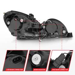 Anzo USA - Anzo USA 121144 Projector Headlight Set w/CCFL for 98-05 GS300 GS400 GS430 - Image 5