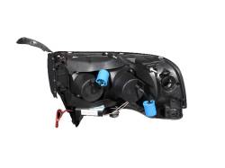 Anzo USA - Anzo USA 111195 1Pc Projector Headlight w/LED Halo Chrome for RAM 1500/2500/3500 - Image 2