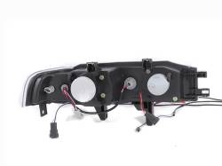 Anzo USA - Anzo USA 121048 Projector Headlight Set Black for 90-93 Honda Accord - Image 2