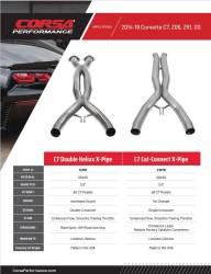 Corsa Performance - Corsa Performance 21078 Exhaust X-Pipe for 15-19 Corvette - Image 5