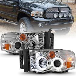 Anzo USA - Anzo USA 111491 Projector Headlight Set w/Halo for RAM 1500/2500/3500 - Image 1