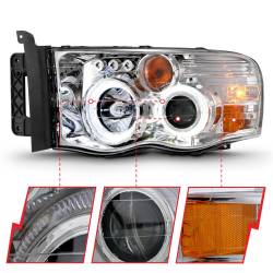Anzo USA - Anzo USA 111491 Projector Headlight Set w/Halo for RAM 1500/2500/3500 - Image 3