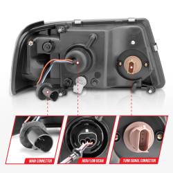 Anzo USA - Anzo USA 111512 Crystal Headlight Set for 01-11 Ranger - Image 5