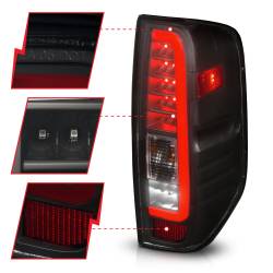 Anzo USA - Anzo USA 311444 LED Smoked C-Bar Taillight Assembly for 05-21 Equator/Frontier - Image 3
