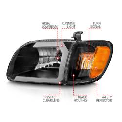 Anzo USA - Anzo USA 111579 Crystal Headlight Set for 00-04 Tundra - Image 4