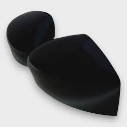 Trim Illusion - Trim Illusion MC6298BLK Front Door Mirror Covers Black for Nissan Versa/Kicks - Image 2