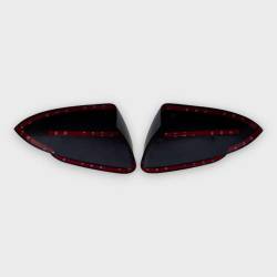 Trim Illusion - Trim Illusion MC6286BLK Front Door Mirror Covers Black for Hyundai Elantra - Image 3