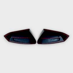 Trim Illusion - Trim Illusion MC6282BLK Front Door Mirror Covers Black GMC Acadia - Image 3