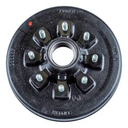 CURT - CURT 814213 12" Brake Hub w/Bearing Kit 7000-lb. Axles 8x6.5 Bolt Pattern - Image 1