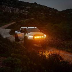 KC Hilites - KC HiLiTES 5208 SlimLite 8" LED Light Shield Amber - Image 2