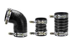 HPS Performance - HPS 57-1573-BLK Black Intercooler Hose Boots Kit for 06-10 LBZ LMM Duramax Dsl - Image 1