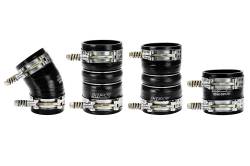HPS Performance - HPS 57-1537-BLK Black Intercooler Hose Boots Kit for 05-07 Ford F250 Superduty - Image 1