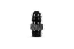 HPS Performance - HPS AN816-4-M1010 -4AN Flare To NPT/M10X1.0 Metric Adapter Straight Black - Image 1