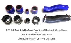 HPS Performance - HPS 57-1711-BLK Black Intercooler Hose Boots Kit for 91-95 Toyota MR2 Turbo - Image 2