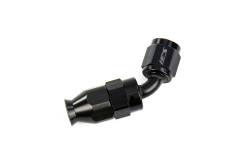 HPS Performance - HPS 350-4510 Compression Hose End To -10AN Female for SS PTFE Alum Black 45-DEG - Image 1