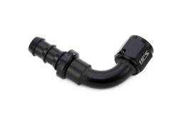 HPS Performance - HPS 150-9012 Push-On Hose End To AN -12 Female Aluminum Black 90-DEG - Image 1