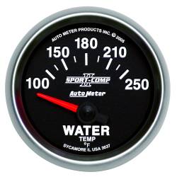 AutoMeter - AutoMeter 3637 Air Core Sport-Comp II Water Temperature Gauge 100-250F 2-1/16" - Image 1