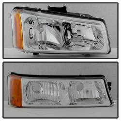 Spyder Auto - xTune Auto 5064912 Crystal Front Headlight Kit Chrome/Clear - Image 3