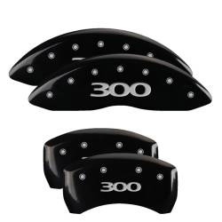 MGP Caliper Covers - MGP Caliper Covers 32020S300BK Front/Rear Gloss Black for 11-23 Chrysler 300 - Image 1