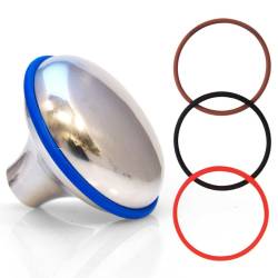 American Shifter Company - American Shifter ASCSN13002 Billet Nostalgic Custom Shift Knob w/Oring Set - Image 1