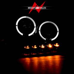Anzo USA - Anzo USA Projector Headlight Set w/LED Halo Black Ford F150 111204 - Image 6