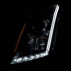 Anzo USA - Anzo USA Plank Style Projector Headlight Set Chrome Cadillac SRX 111307 - Image 2