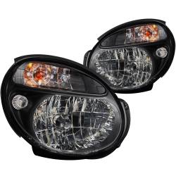Anzo USA - Anzo 121121 Black Crystal Headlight Set for 02-03 Subaru Impreza - Image 1