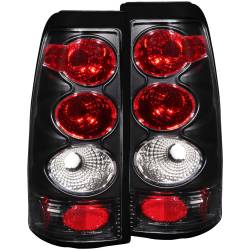 Anzo USA - Anzo USA 211025 Black Euro Clear Lens Taillight Set Silverado/Sierra Trucks - Image 1