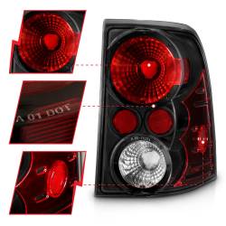 Anzo USA - Anzo USA Black Euro Clear Lens Taillight Set Explorer/Mountaineer 211081 - Image 3