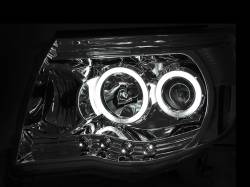 Anzo USA - Anzo USA Projector Headlight Set w/CCFL Halo Chrome for Tacoma 121281 - Image 3