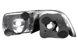 Anzo USA - Anzo USA Black Euro Clear Lens Taillight Set Honda Civic Coupe 221062 - Image 2