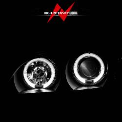 Anzo USA - Anzo USA 121077 Projector Headlight Set w/LED Halo Black for I30/I35 - Image 6