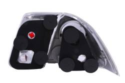 Anzo USA - Anzo USA 221047 Chrome Euro Clear Lens Taillight Set Honda Civic Sedan - Image 2