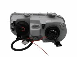 Anzo USA - Anzo USA Projector Headlight Set w/LED Halo Black Acura Integra 121003 - Image 2