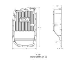 B&M - B&M 70394 Trans. Oil Pan for 09-21 Ford 2.7/3.0/3.3/3.5/4.6/5.0/5.4/6.2/6.7/7.3 - Image 1