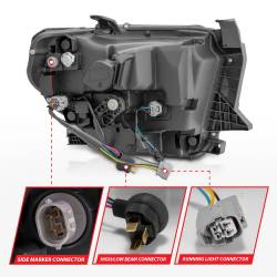Anzo USA - Anzo USA 111533 LED Crystal Headlight for 14-21 Tundra - Image 5