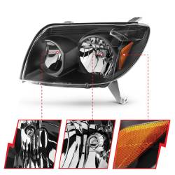 Anzo USA - Anzo USA 111394 Crystal Headlight Set for 03-05 Toyota 4Runner - Image 3