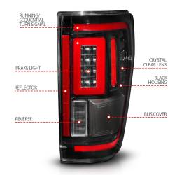 Anzo USA - Anzo USA 311473 Taillight Assembly for 21-23 Ford F150 - Image 4
