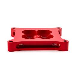 Speedmaster - Speedmaster PCE120.1008.04 1" 4150 CNC Carb Spacer Square Bore 4 Port Red - Image 2