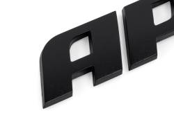 APR - APR A1000008 Matte Black Grille Fender Vent & Body Badge Kit - Image 2